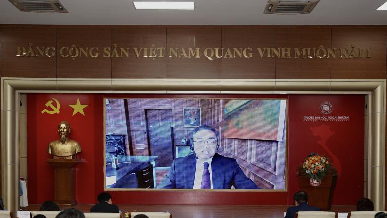 DDG Zhang at international workshop organised by the WCP Chair in Vietnam